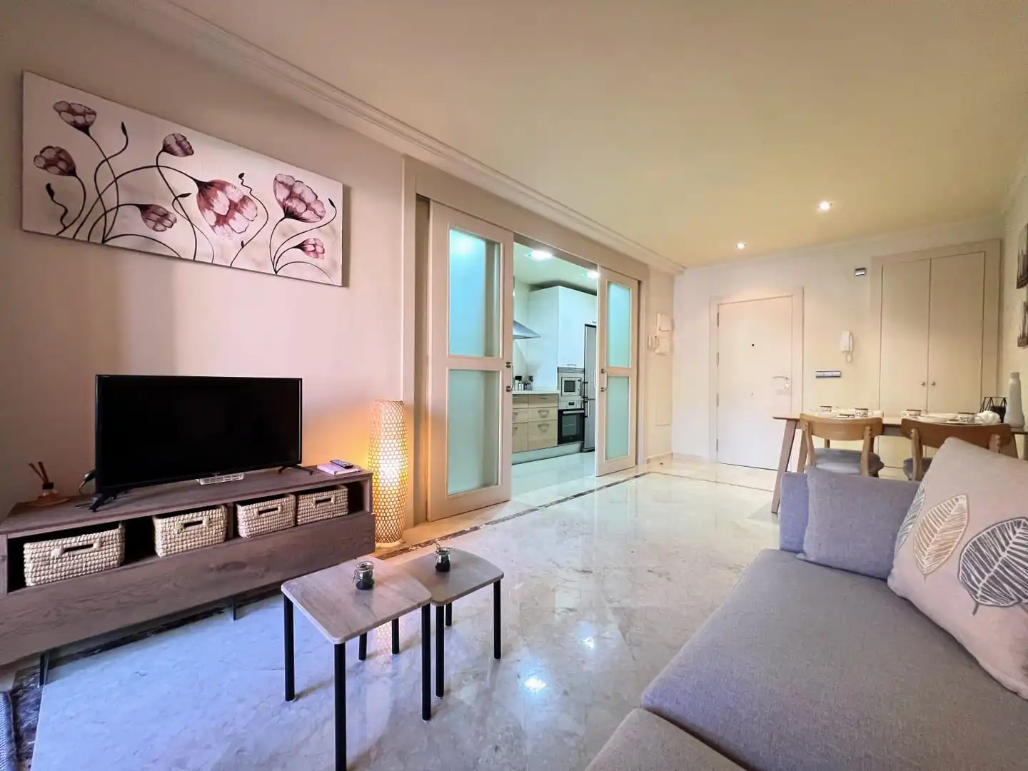 Sala de estar de Apartamento en venta en Los Narejos - Punta Calera