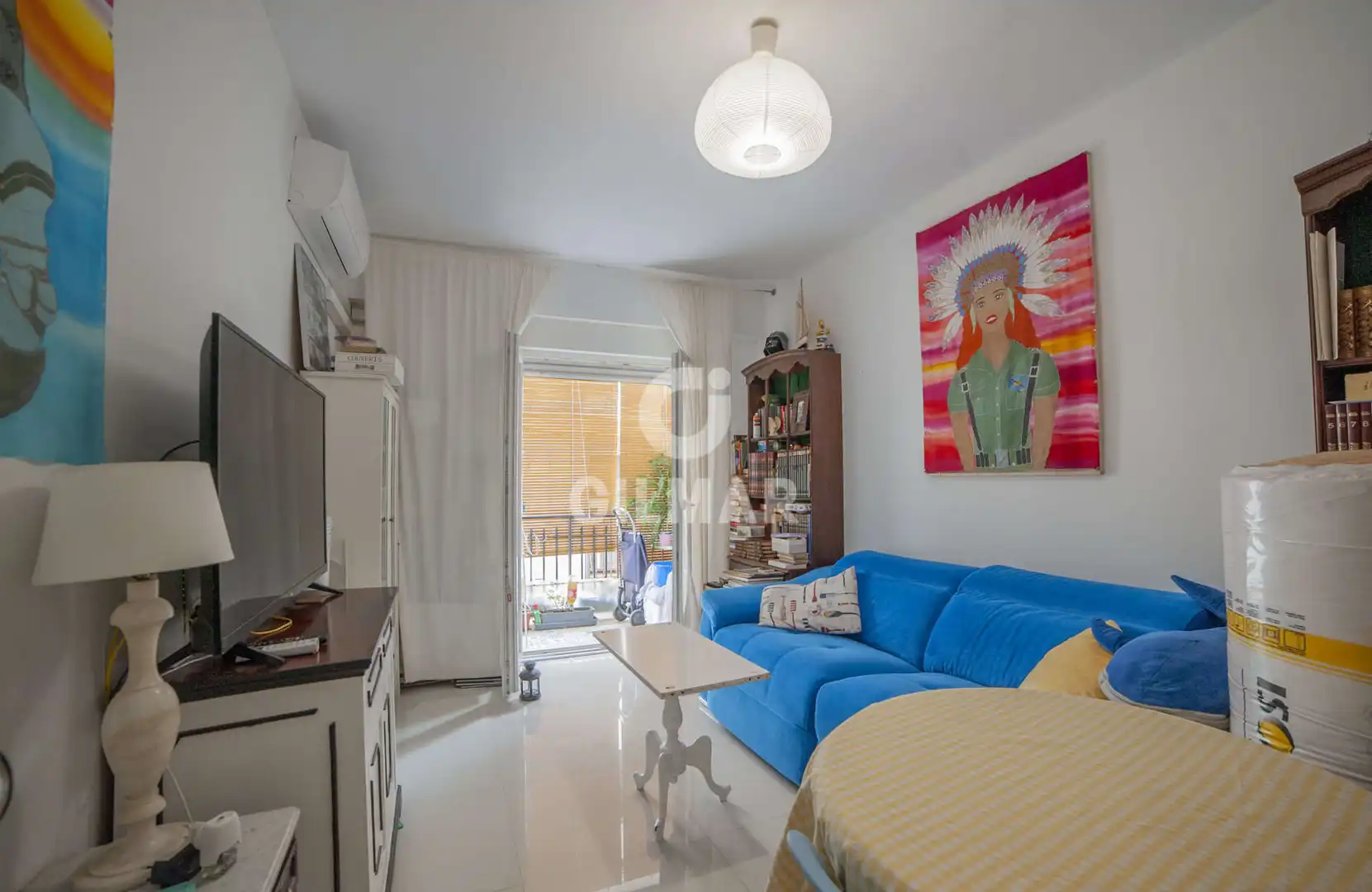 Living room of Flat for sale in Sevilla  with Heating and Balcony