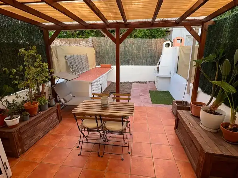Terrace of Flat for rent in Sant Josep de sa Talaia  with Air Conditioner, Private garden and Furnished