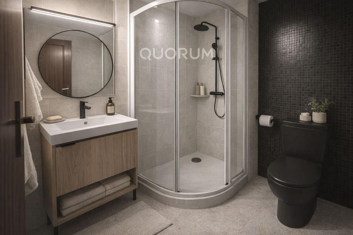 Bathroom of Flat for sale in Basauri   with Heating, Terrace and Furnished