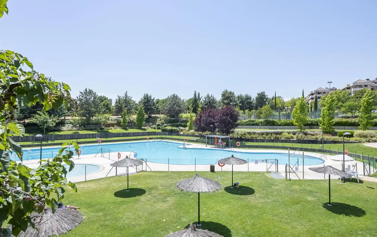Piscina de Planta baja en venta en Pozuelo de Alarcón con Aire acondicionado, Calefacción y Jardín privado