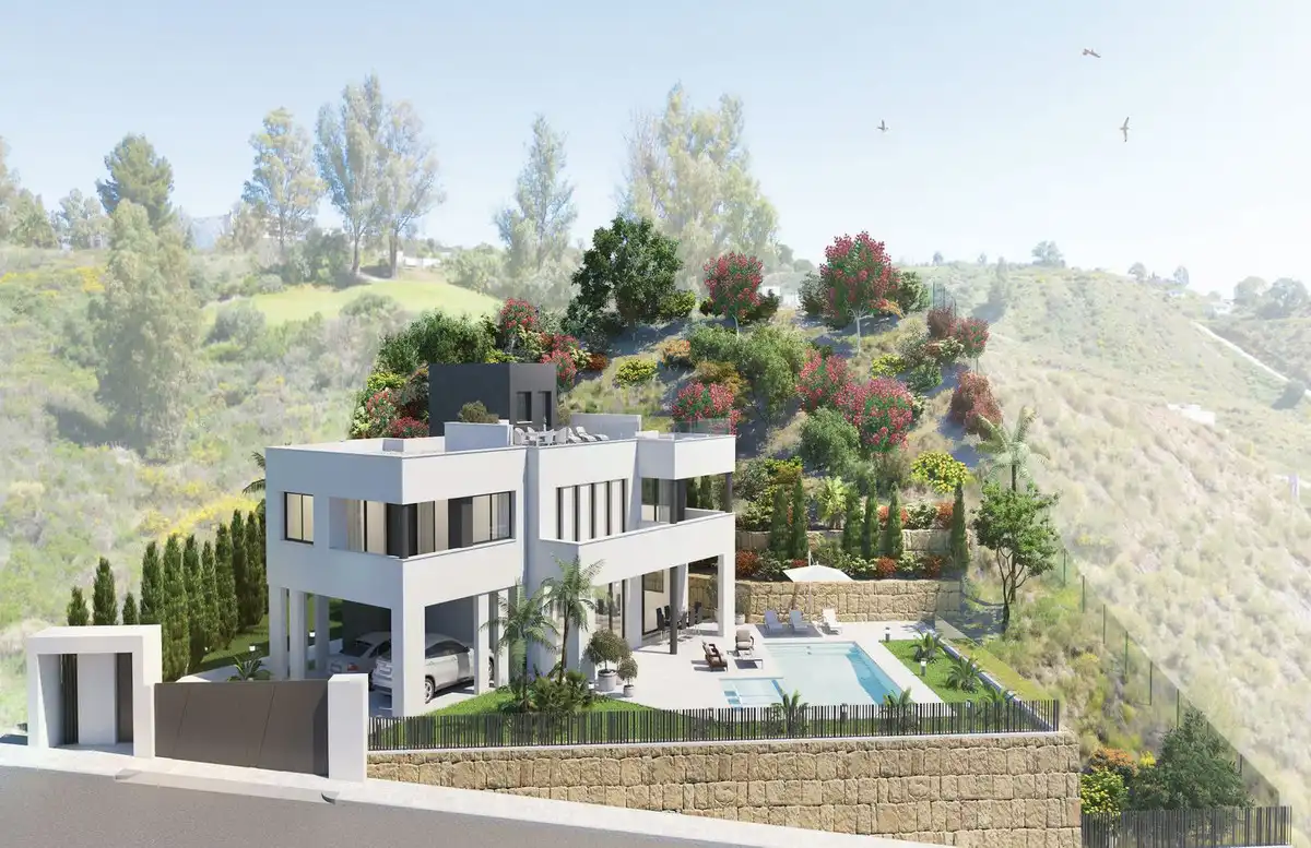 Jardín de Casa o chalet en venta en Mijas con Aire acondicionado, Jardín privado y Terraza