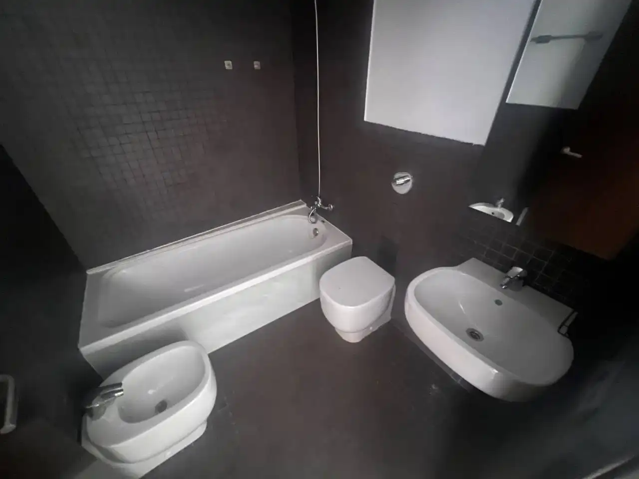 Badezimmer von Wohnung zur Miete in Sant Vicenç de Castellet mit Heizung, Parkett und Balkon