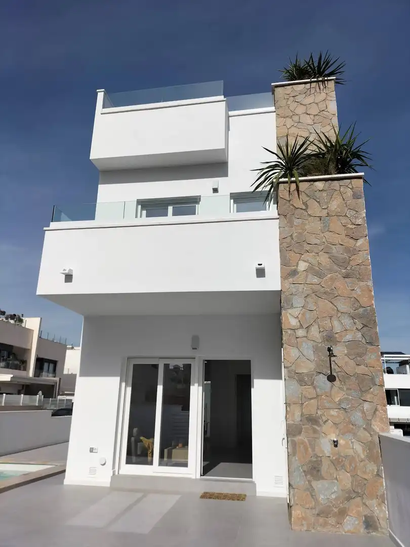 Exterior view of Detached homes for sale in Orihuela  with Private garden, Terrace and Swimming Pool