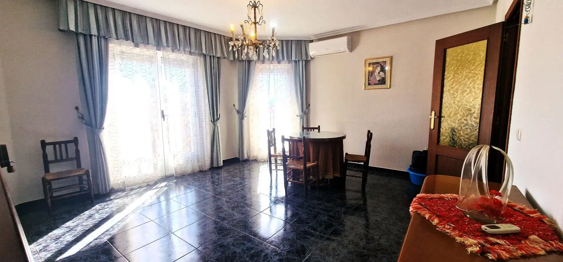 Esszimmer von Wohnung zum Verkauf in Aldeanueva de la Vera mit Klimaanlage, Terrasse und Möbliert