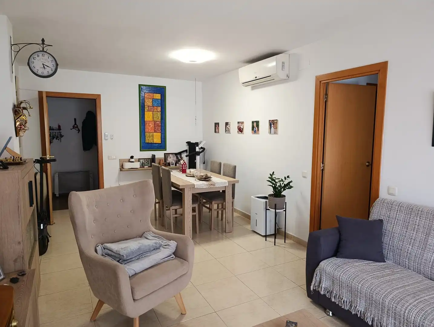 Sala d'estar de Pis en venda en Tortosa amb Aire condicionat, Moblat i Balcó