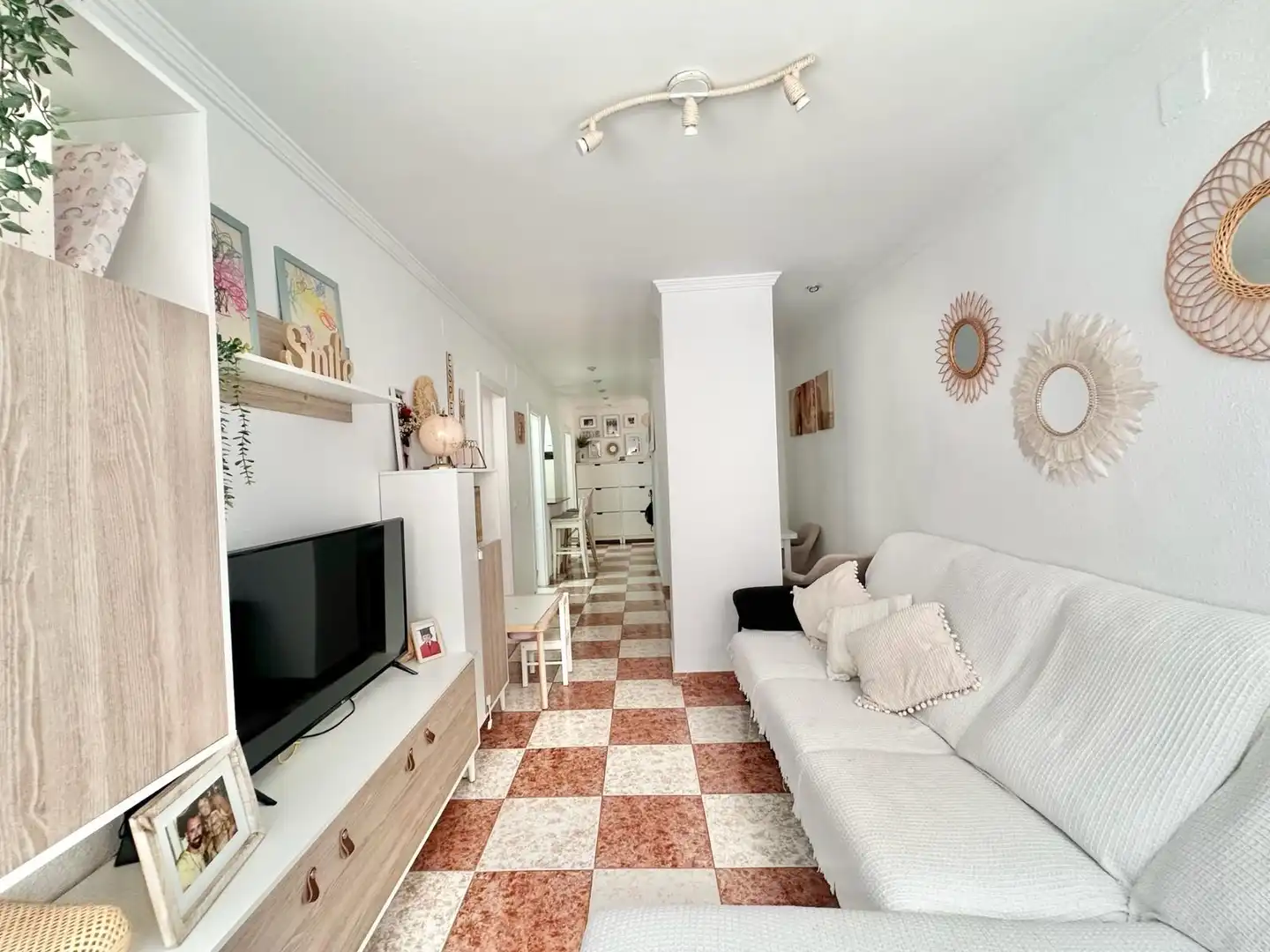 Wohnzimmer von Wohnung zum Verkauf in Málaga mit Klimaanlage