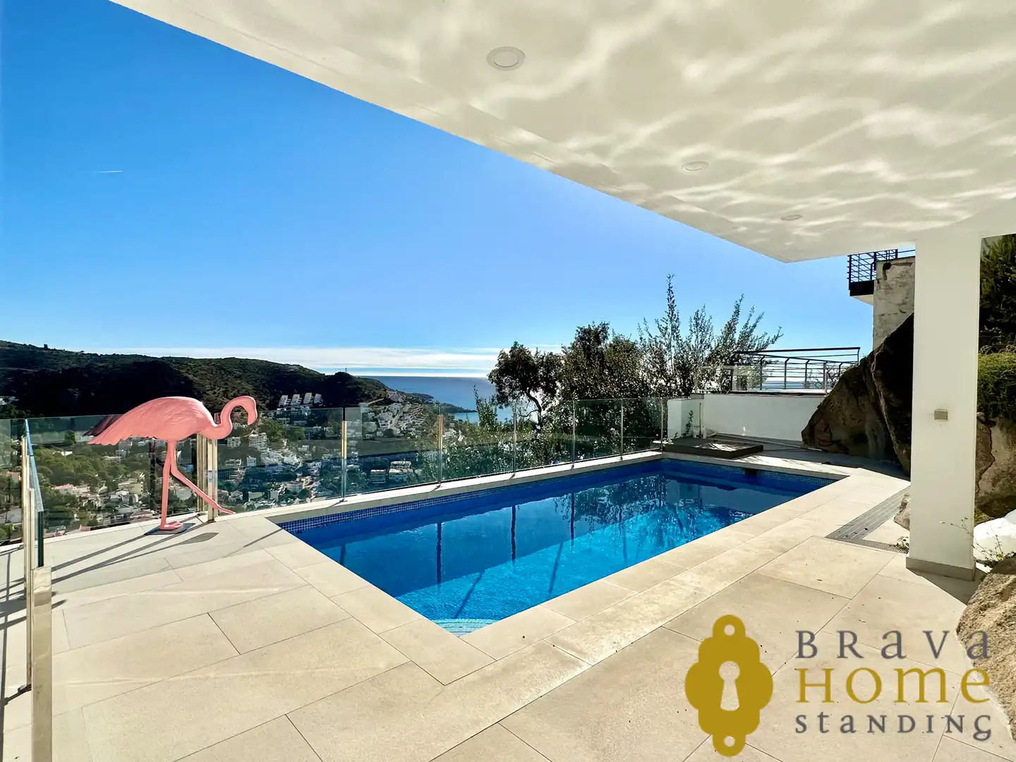 Piscina de Casa o xalet en venda en Roses amb Aire condicionat, Jardí privat i Terrassa