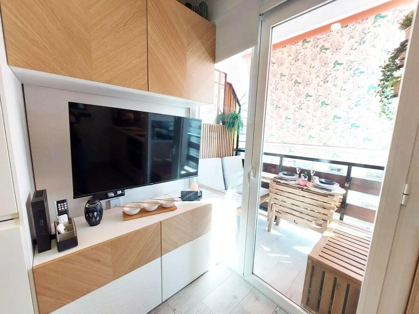 Living room of Study for sale in Benalmádena  with Air Conditioner, Private garden and Furnished