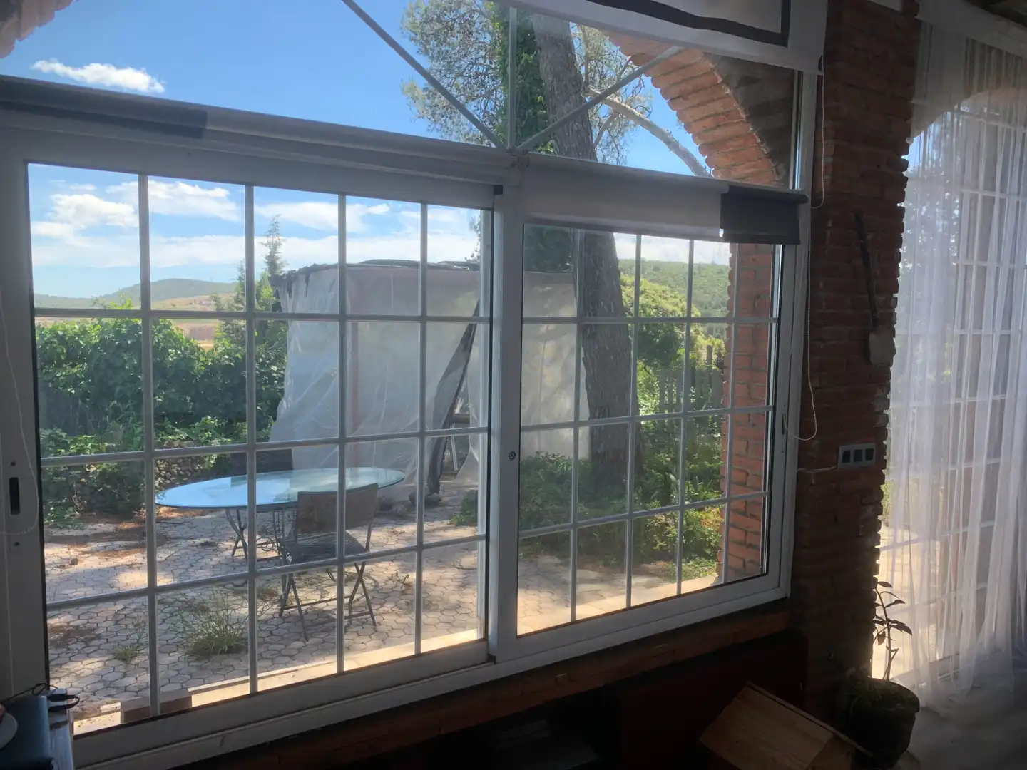 Terraza de Finca rústica en venta en Vallirana con Aire acondicionado, Calefacción y Jardín privado