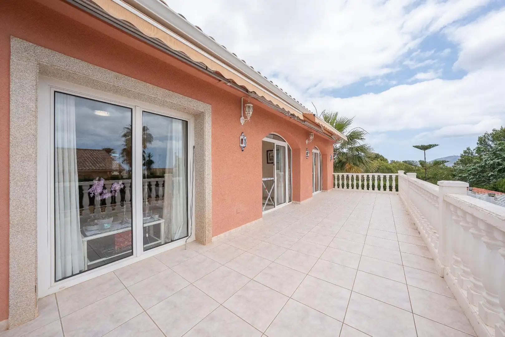 Terrassa de Casa o xalet en venda en La Nucia amb Calefacció, Jardí privat i Terrassa