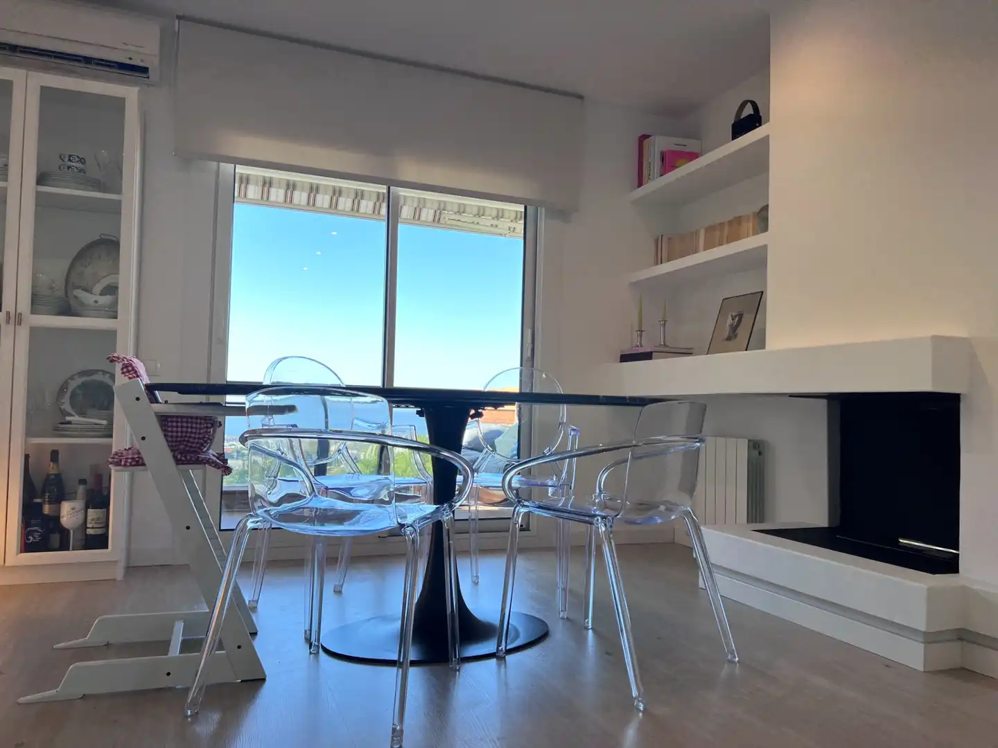 Dining room of Flat for sale in Vilassar de Dalt  with Air Conditioner, Heating and Parquet flooring