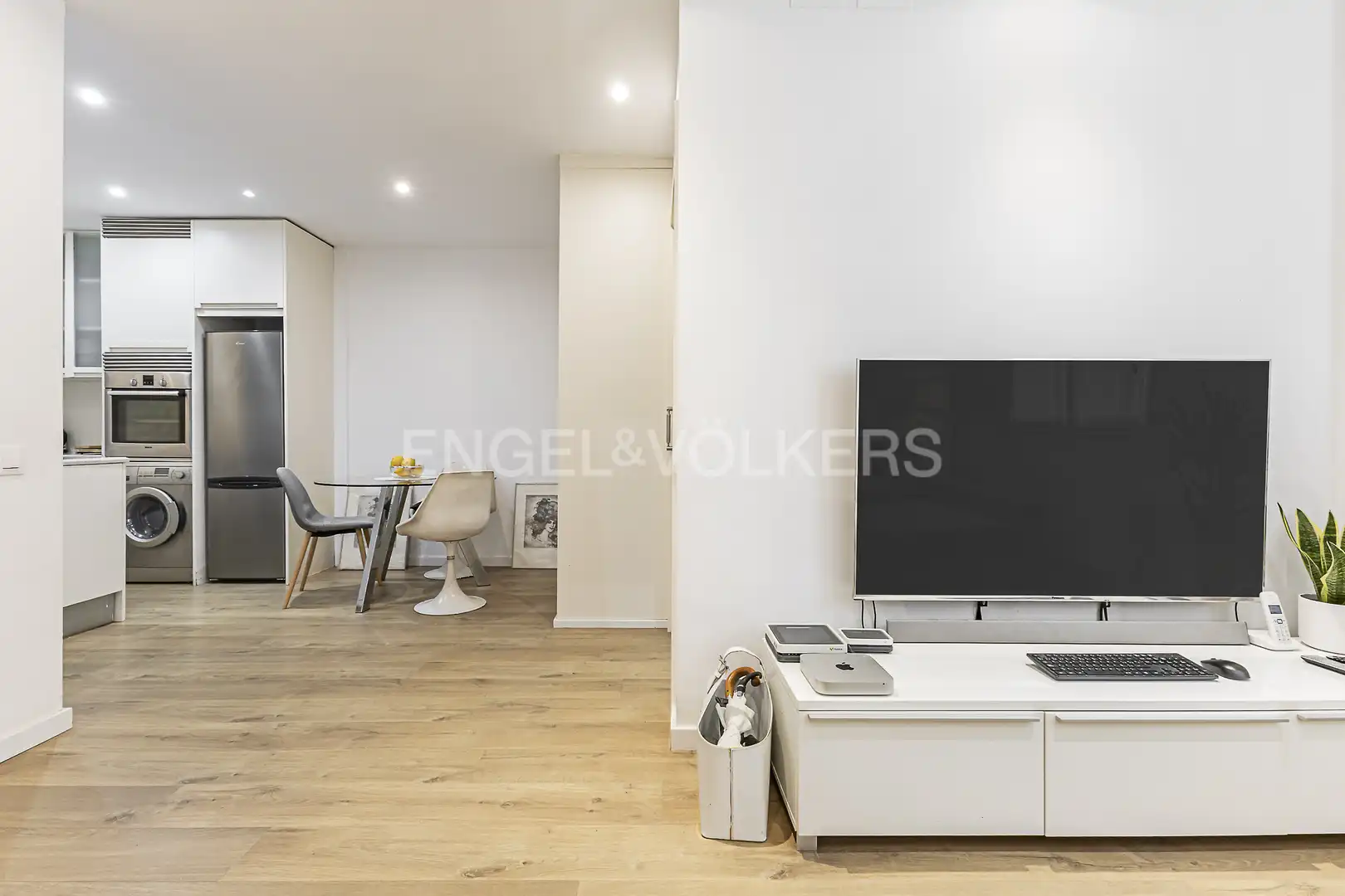 Sala de estar de Piso en venta en Barcelona con Aire acondicionado, Calefacción y Parquet