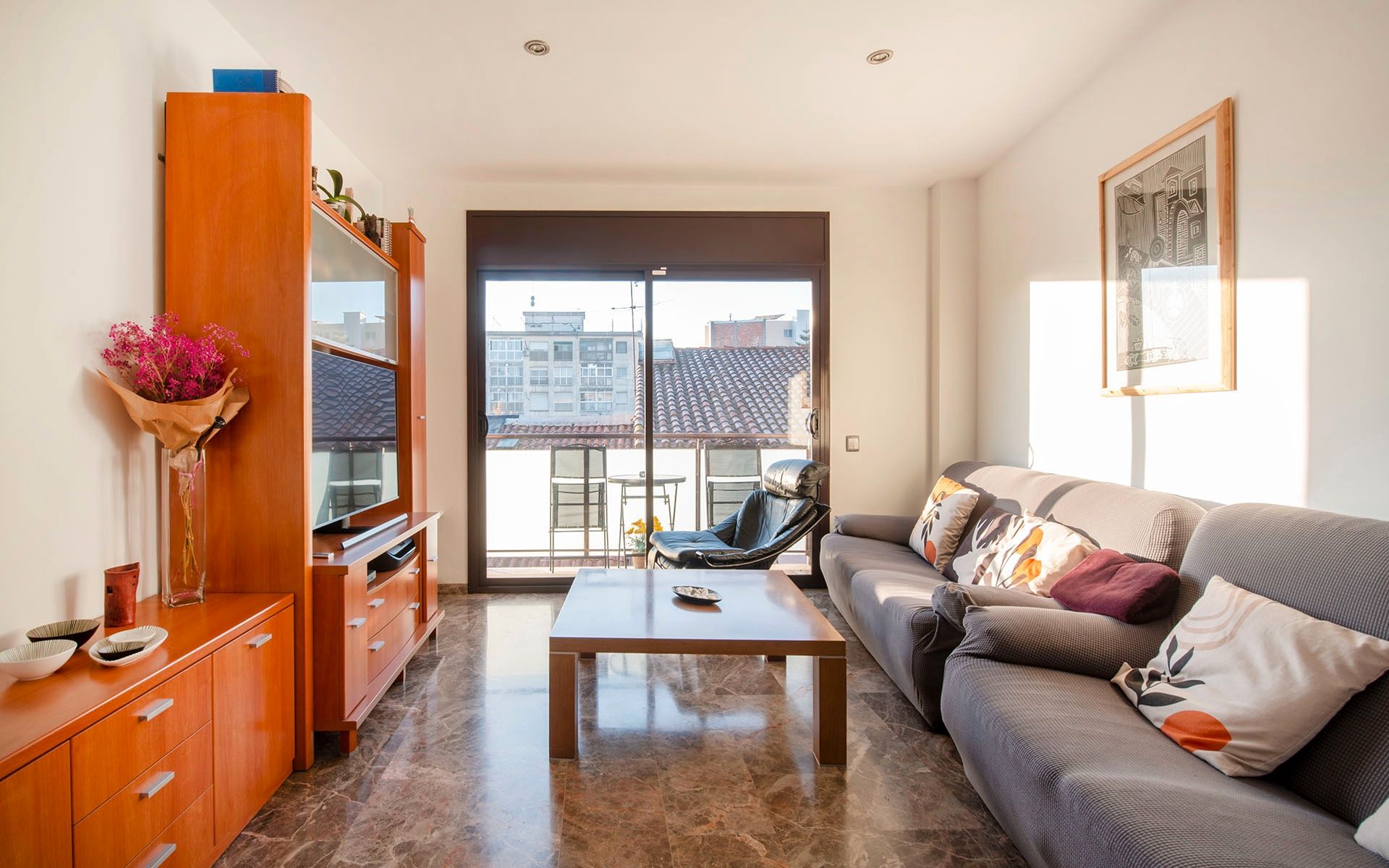 Living room of Flat for sale in Mollet del Vallès  with Air Conditioner, Heating and Terrace