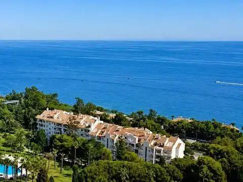 Exterior view of Flat for sale in Marbella  with Air Conditioner, Heating and Private garden
