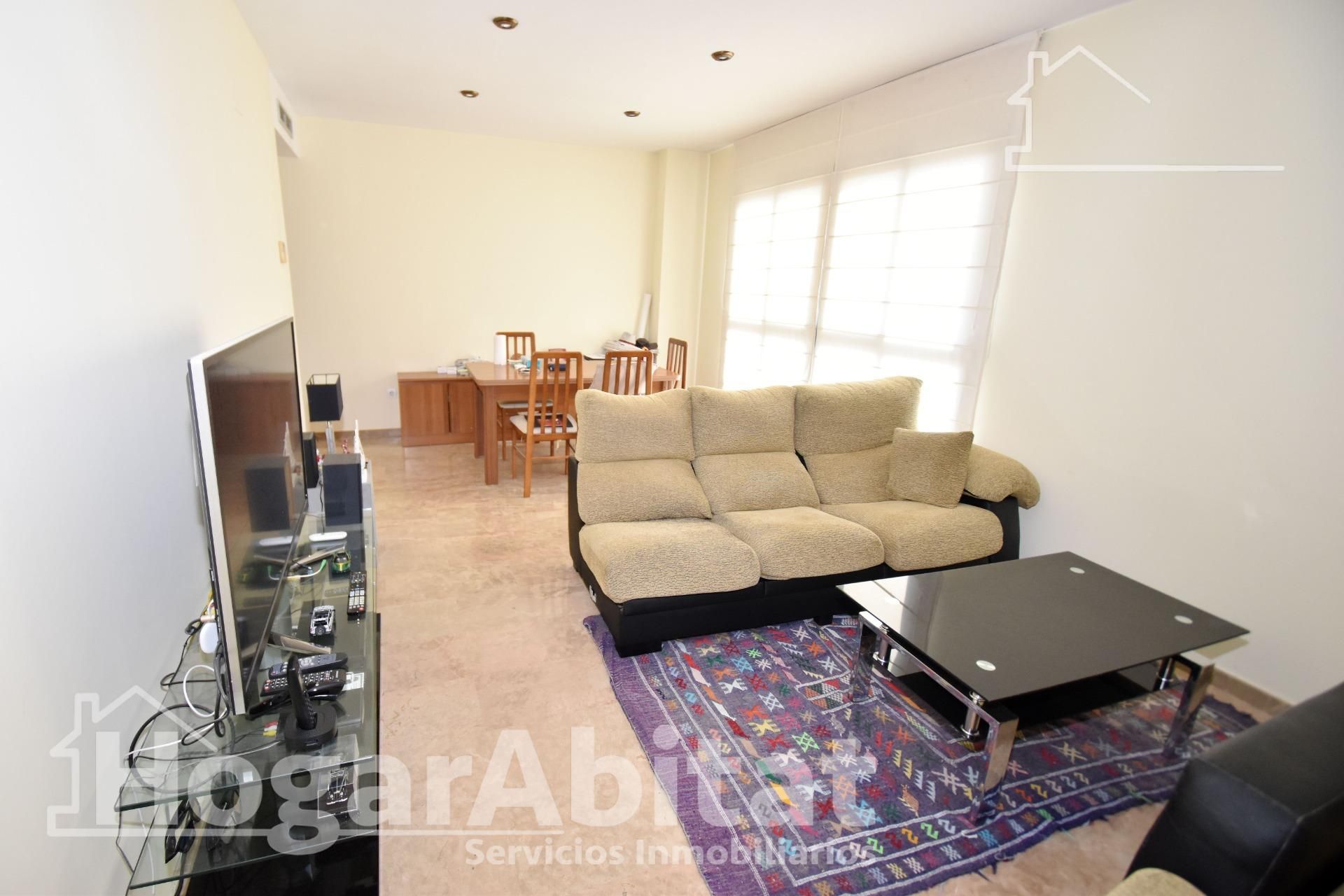 Living room of Flat for sale in Castellón de la Plana / Castelló de la Plana  with Air Conditioner, Heating and Private garden