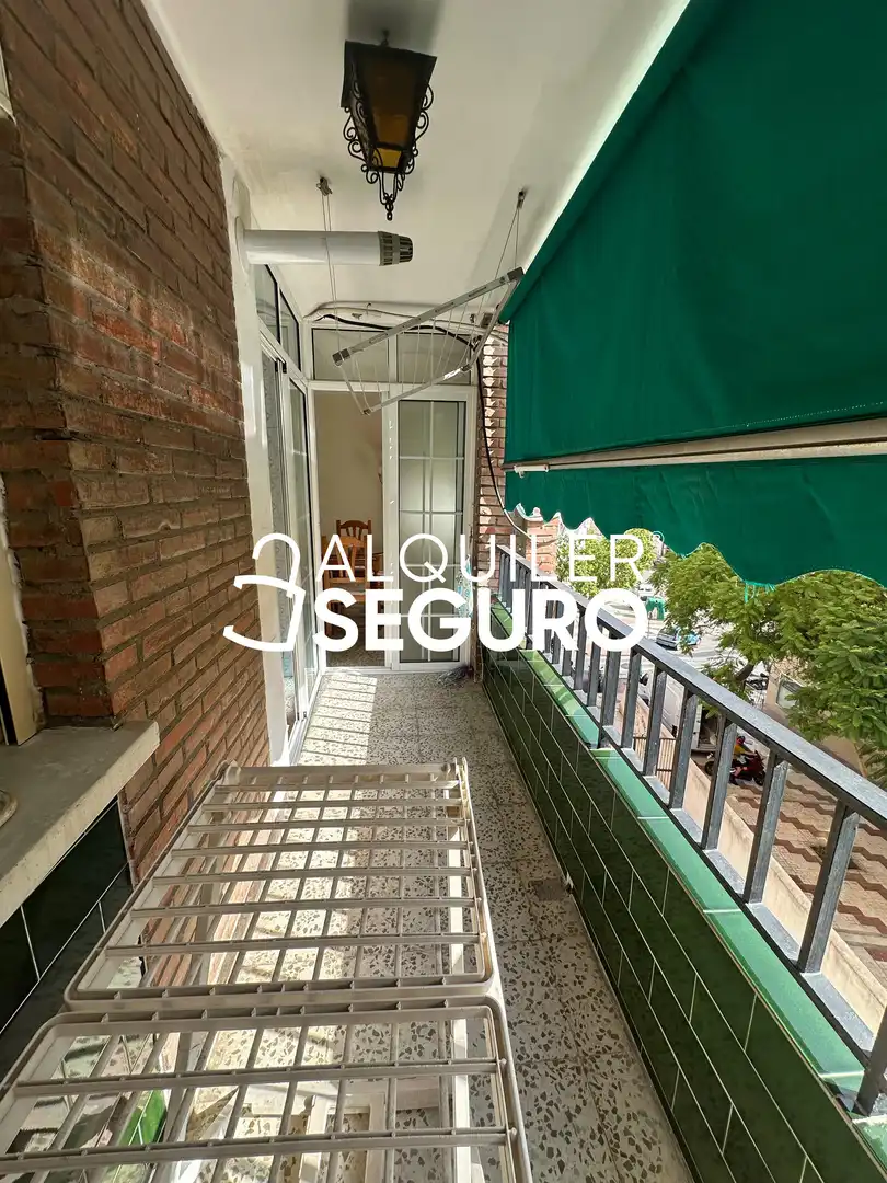 Exterior view of Flat for rent in Málaga  with Air Conditioner, Terrace and Furnished