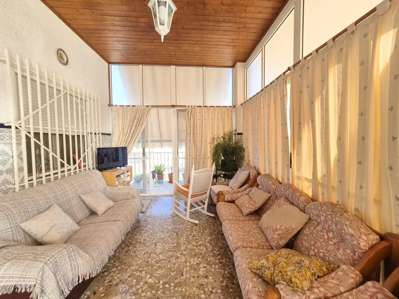 Sala de estar de Casa o chalet en venta en Elche / Elx con Aire acondicionado y Balcón