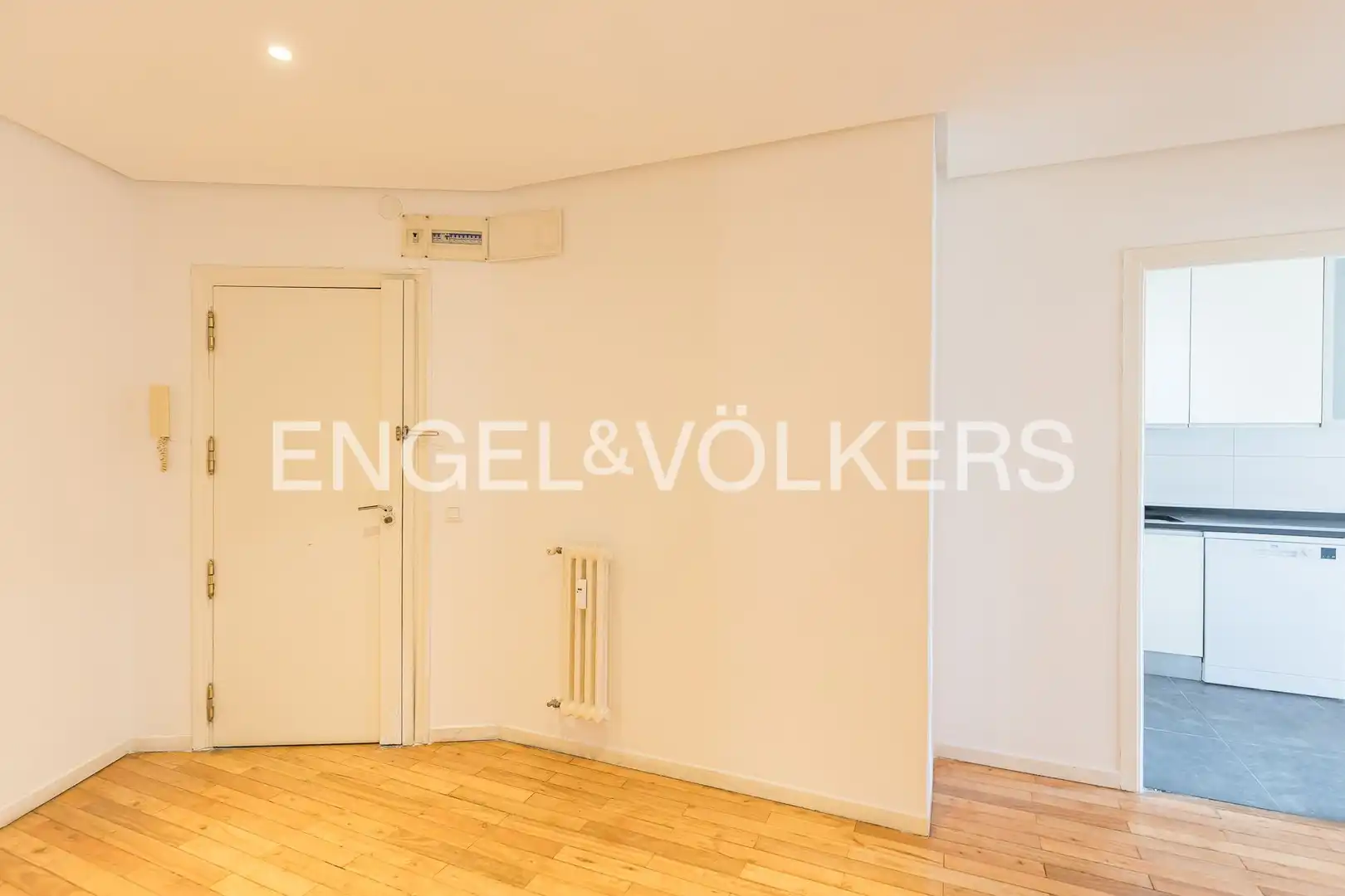 Living room of Flat for rent in Madrid  with Air Conditioner, Heating and Parquet flooring