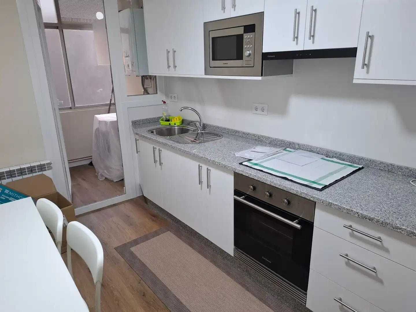 Cocina de Piso de alquiler en Ourense Capital  con Calefacción y Amueblado