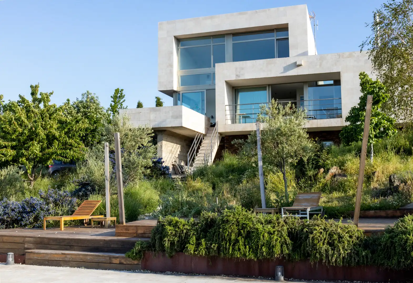 Vista exterior de Casa o chalet en venta en Torremocha de Jarama con Calefacción, Jardín privado y Terraza