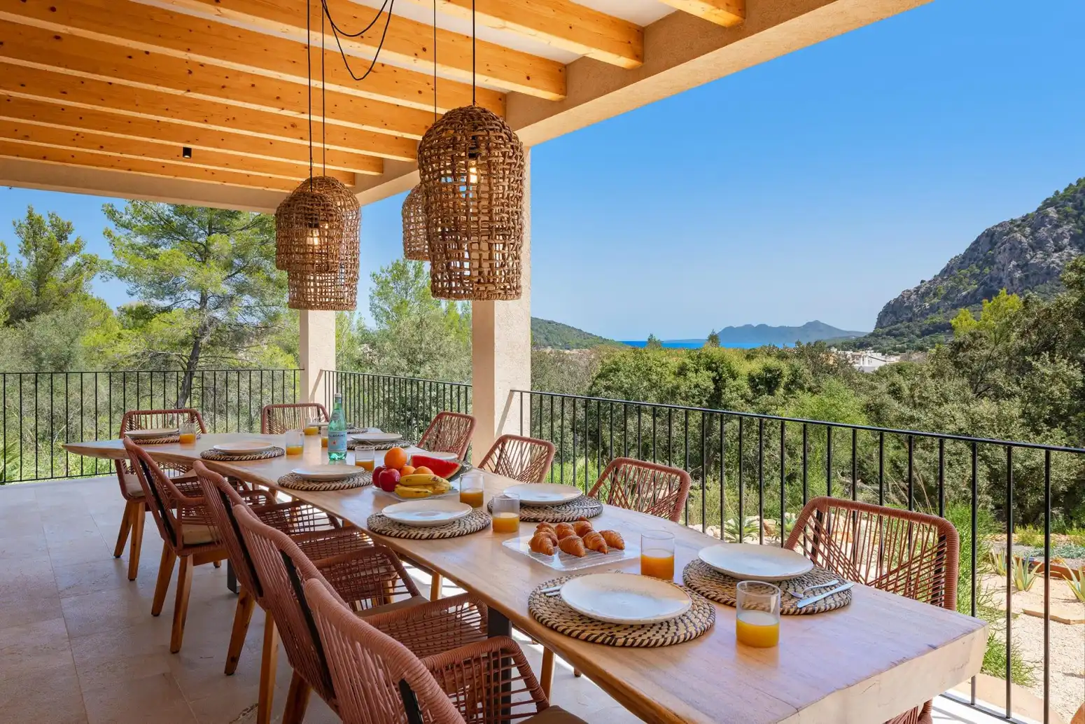 Terrace of Houses for rent in Pollença  with Air Conditioner, Terrace and Storage room