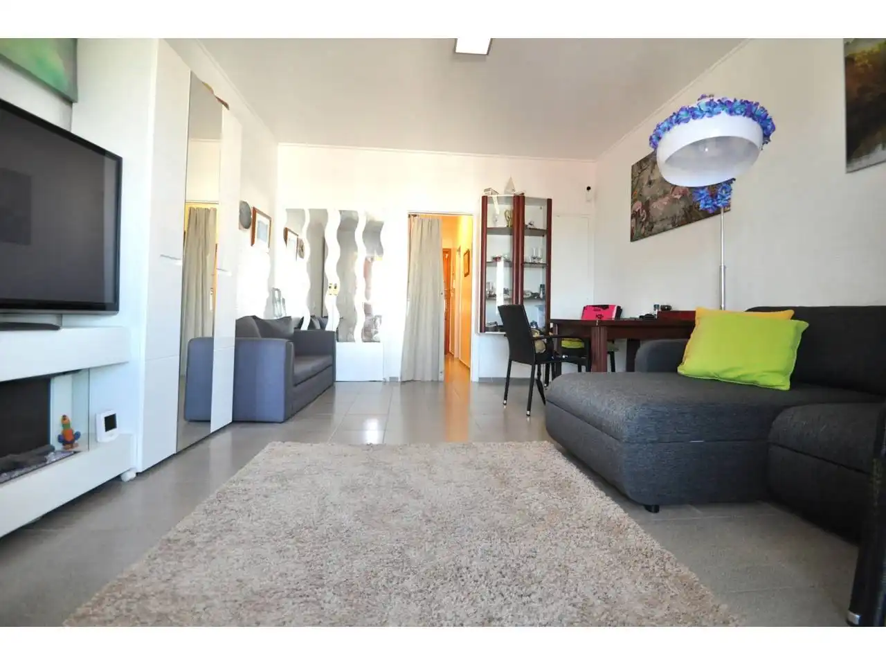 Wohnzimmer von Wohnungen zum Verkauf in Lloret de Mar mit Möbliert, Balkon und Gemeinschaftspool
