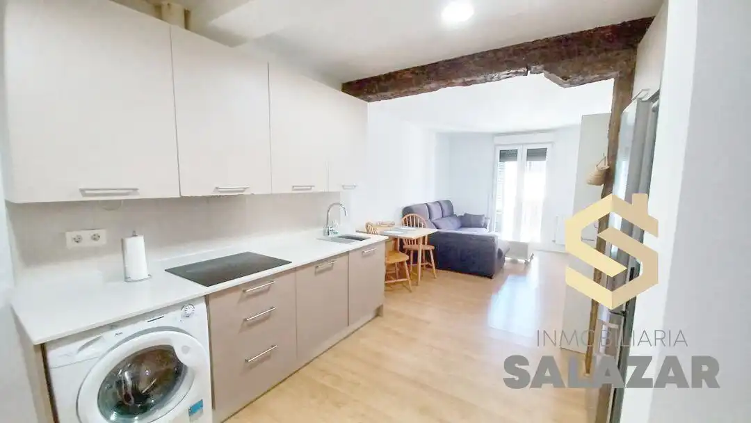 Vista exterior de Piso de alquiler en Bilbao  con Calefacción, Microondas y Balcón