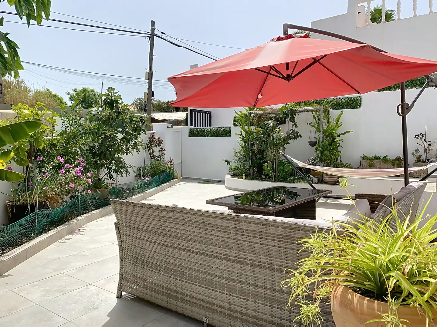 Terrassa de Casa adosada en venda en Estepona amb Aire condicionat, Jardí privat i Terrassa