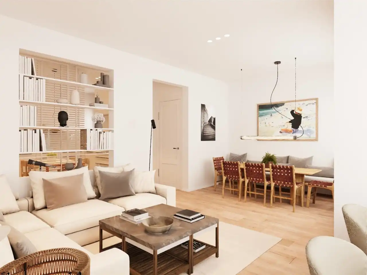 Sala de estar de Piso en venta en Barcelona con Aire acondicionado y Calefacción