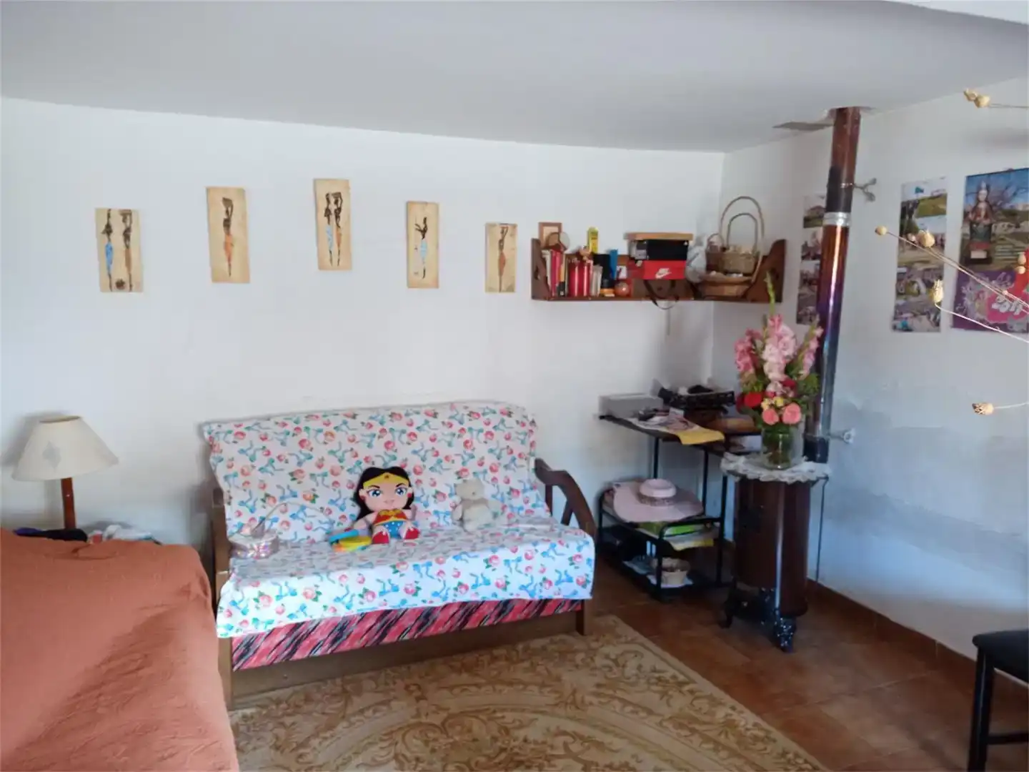 Sala de estar de Casa o chalet en venta en Calahorra de Boedo con Jardín privado, Trastero y Amueblado