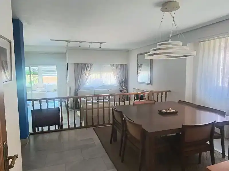 Esszimmer von Wohnung zur Miete in Pozuelo de Alarcón mit Klimaanlage, Privatgarten und Parkett