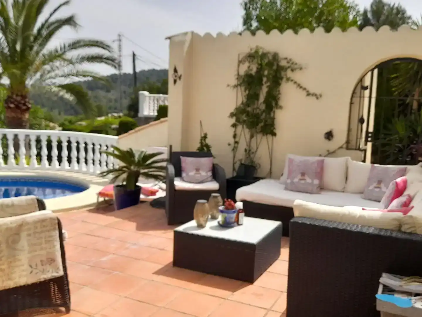 Terrassa de Casa o xalet en venda en Orba amb Aire condicionat, Piscina i Balcó