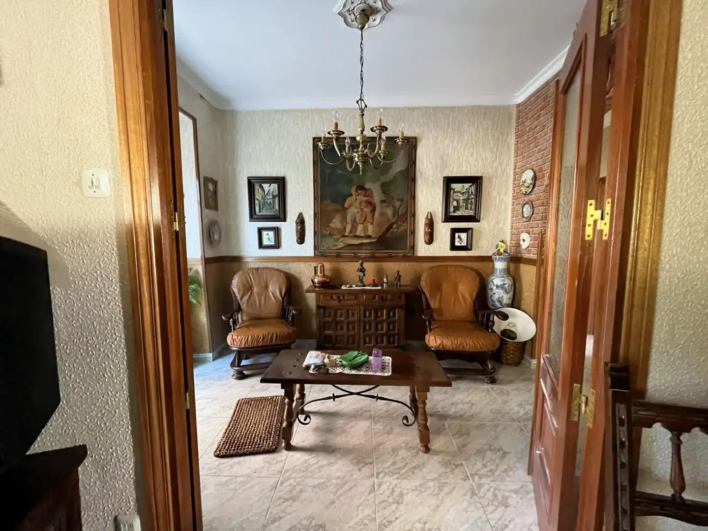 Sala d'estar de Casa o xalet en venda en Guadarrama amb Calefacció, Jardí privat i Terrassa