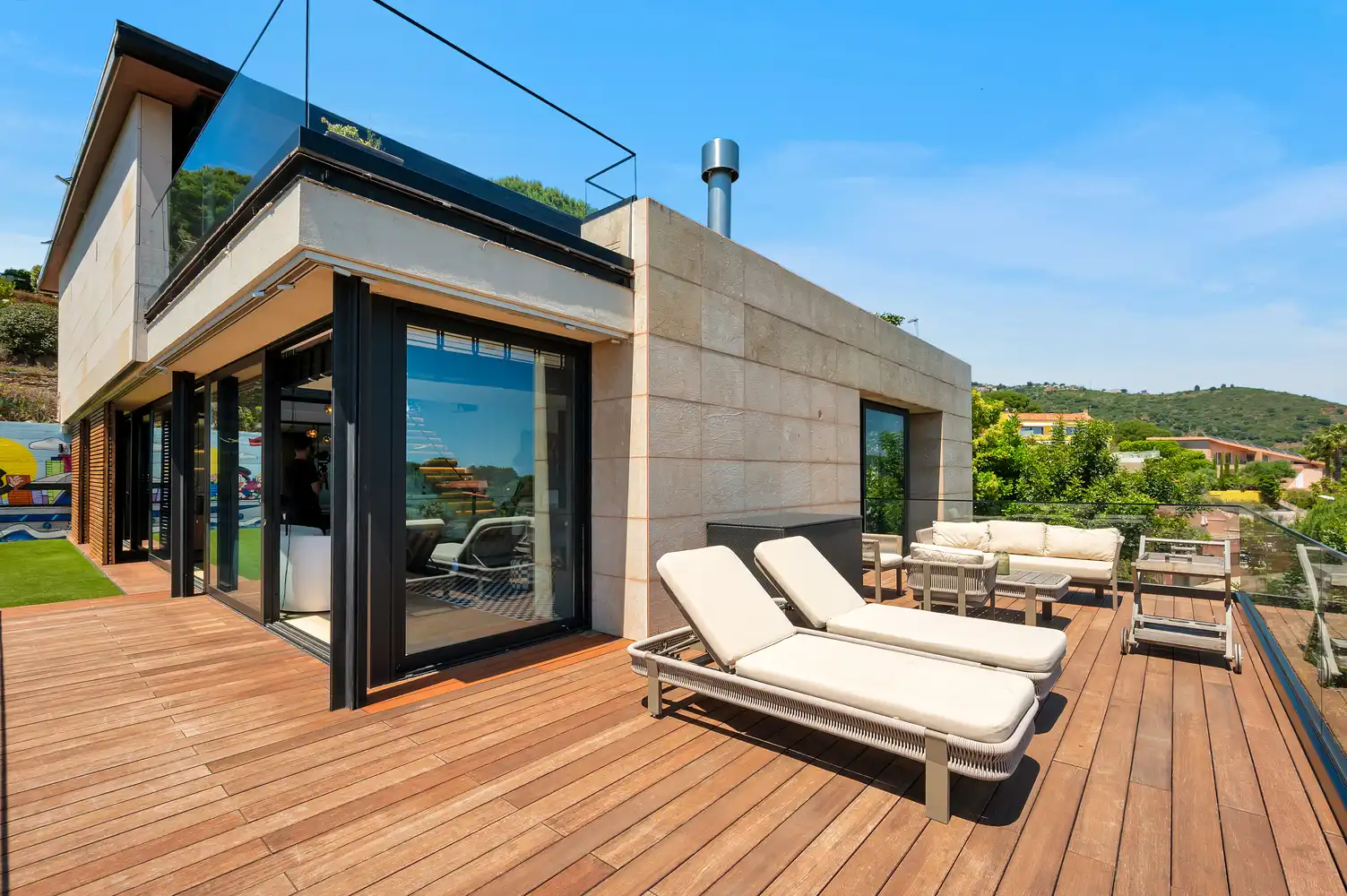 Terrassa de Casa o xalet en venda en Calella amb Aire condicionat, Calefacció i Jardí privat