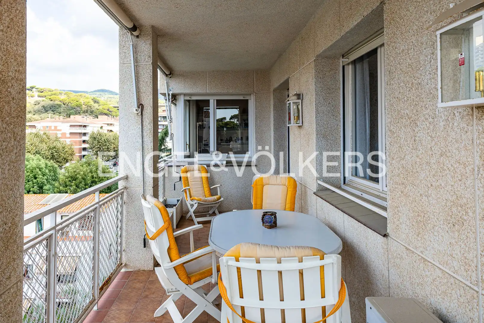 Balcony of Flat for sale in Caldes d'Estrac  with Air Conditioner, Heating and Private garden