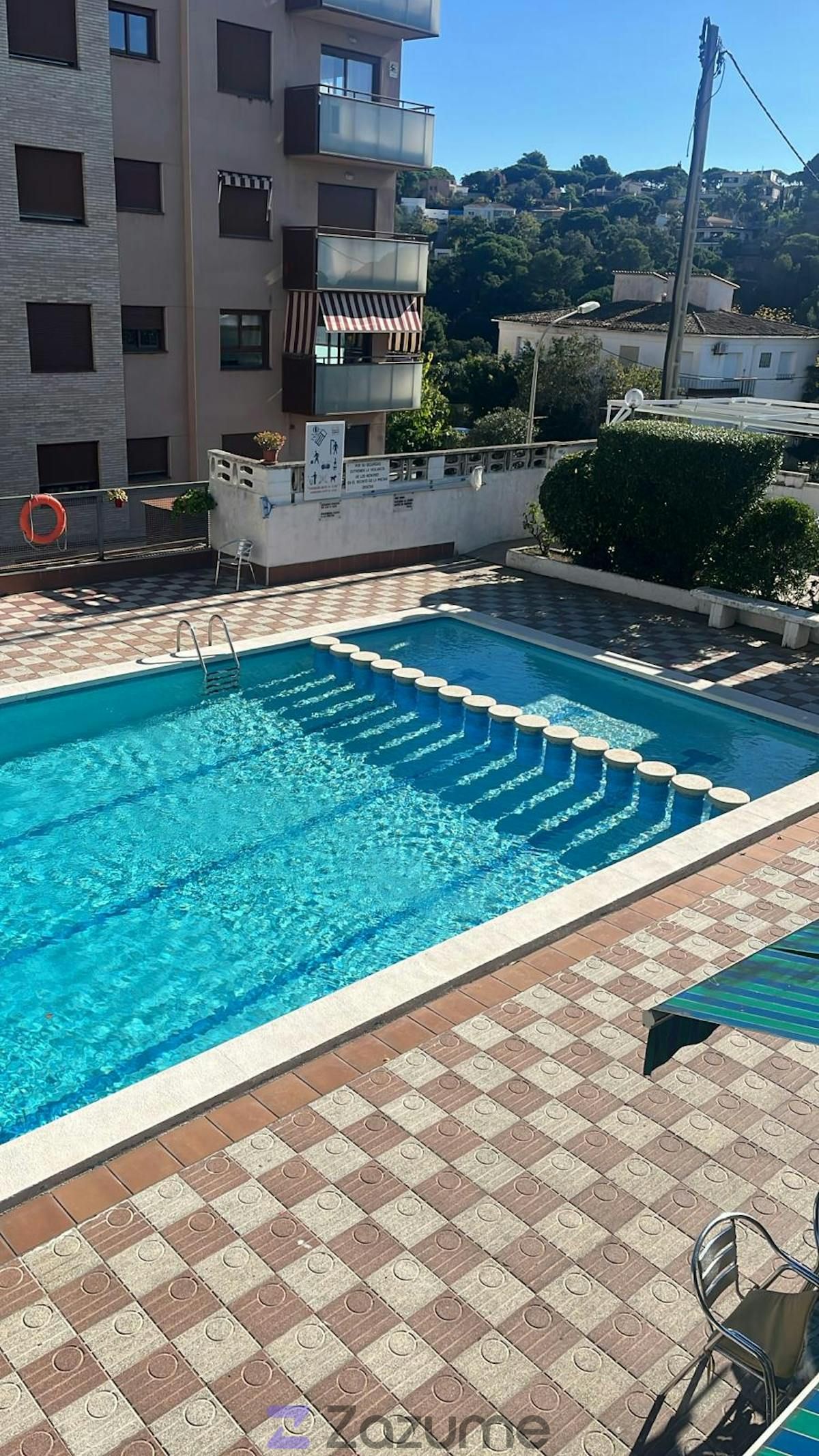 Swimming pool of Flat to rent in Lloret de Mar  with Air Conditioner, Parquet flooring and Swimming Pool