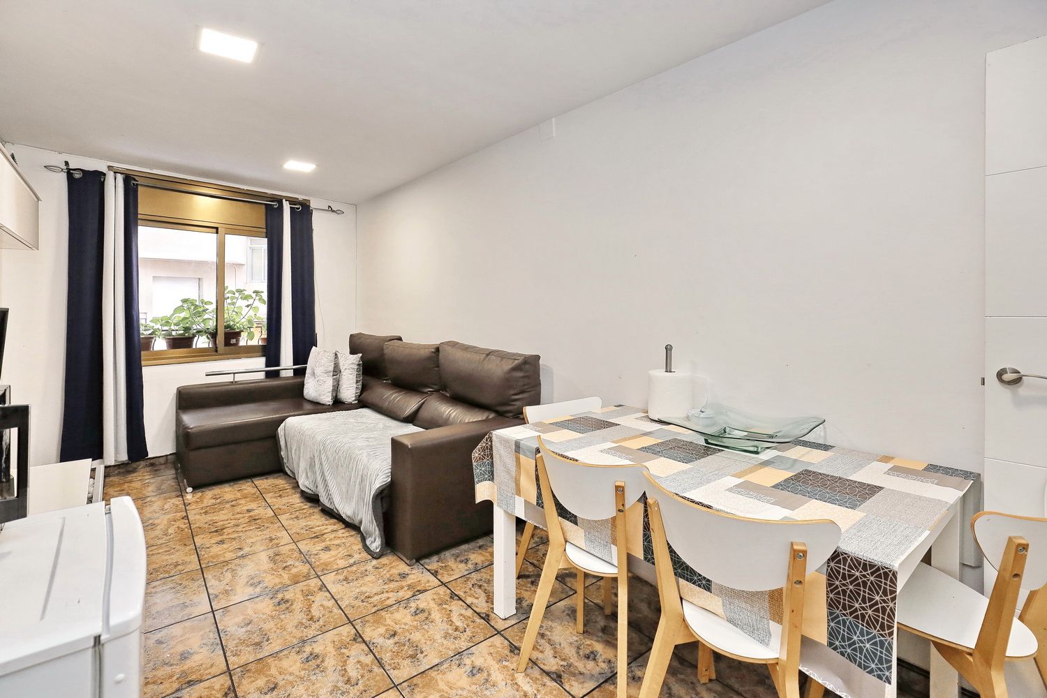 Sala d'estar de Pis en venda en  Barcelona Capital amb Aire condicionat, Forn i Alarma