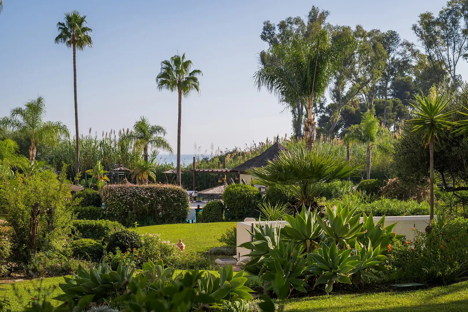 Jardín de Planta baja en venta en Estepona con Aire acondicionado, Terraza y Trastero