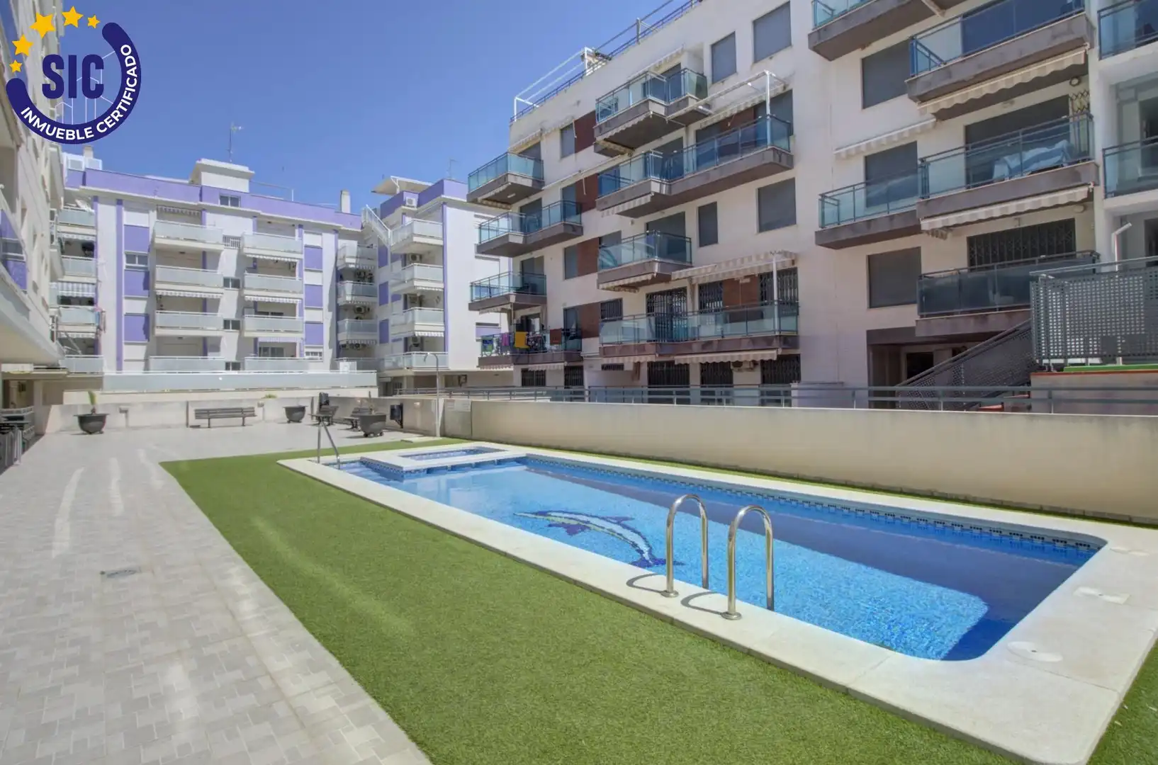 Swimming pool of Apartments for sale in Moncofa  with Private garden, Terrace and Furnished