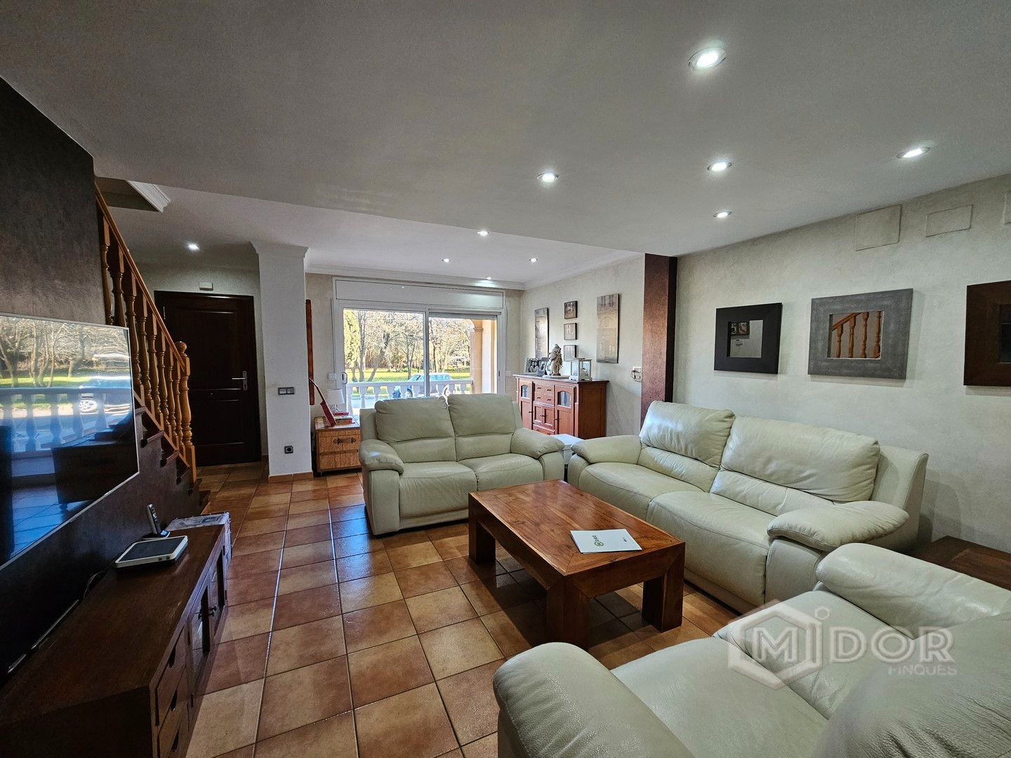 Living room of Single-family semi-detached for sale in Castell-Platja d'Aro  with Air Conditioner, Heating and Private garden