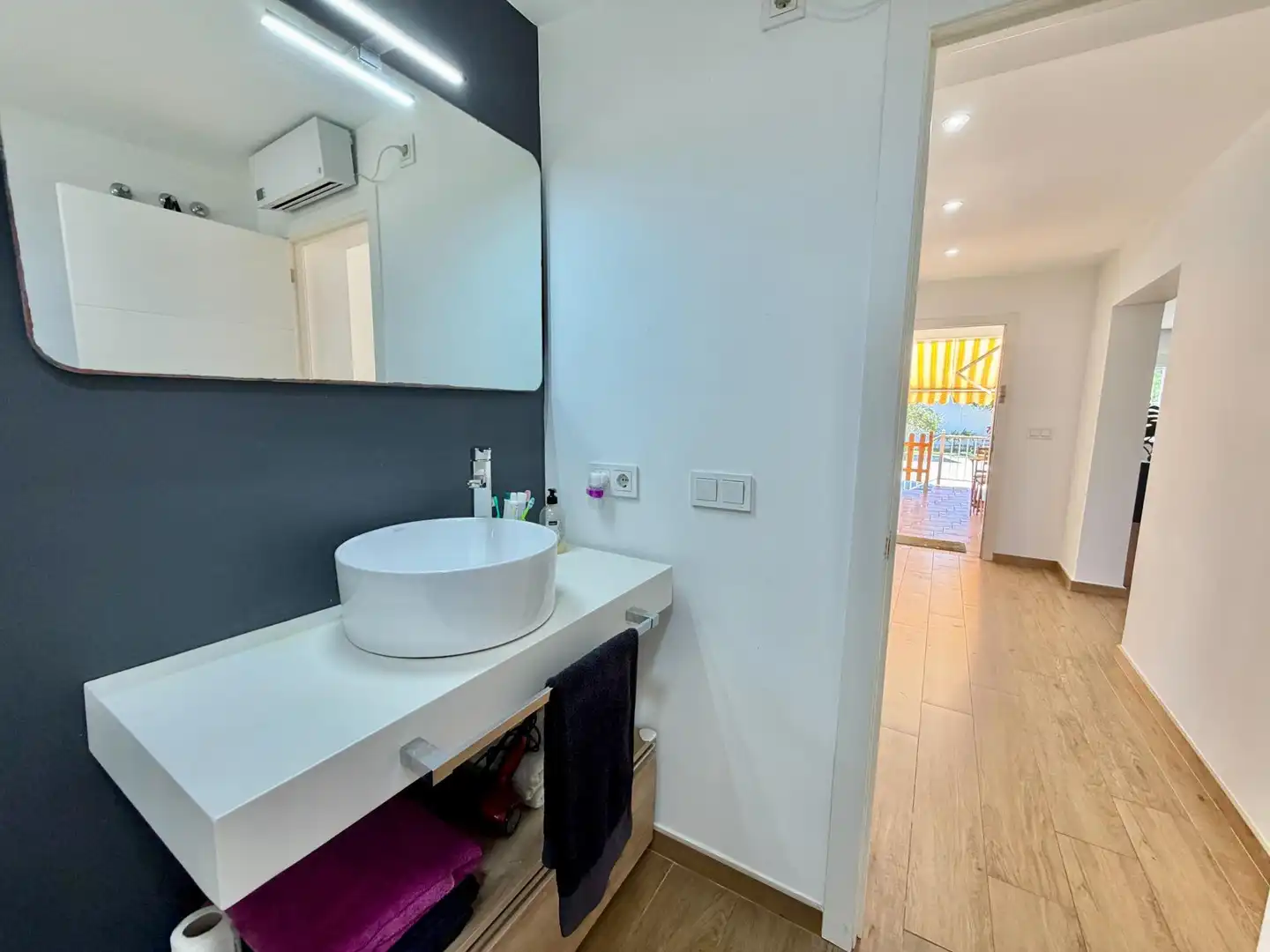 Baño de Casa o chalet en venta en Elche / Elx con Aire acondicionado, Jardín privado y Terraza