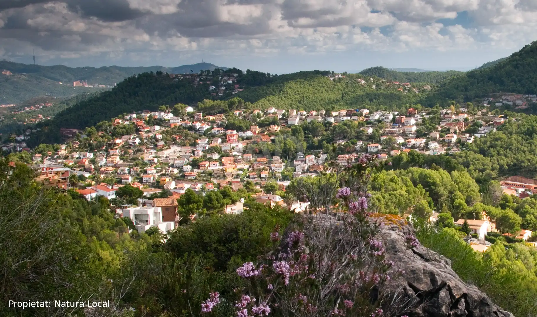 Vista exterior de Casa o chalet en venta en Vallirana con Calefacción y Terraza