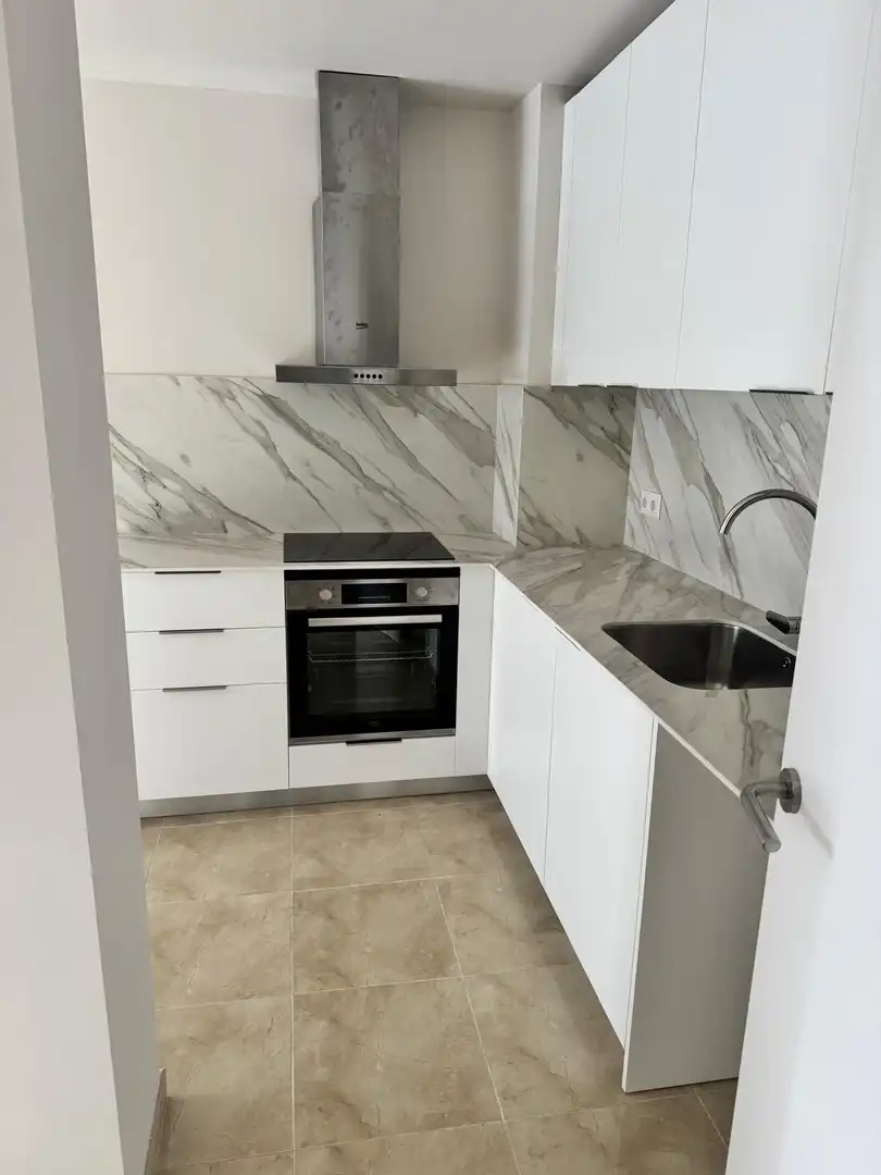 Kitchen of Flat for sale in L'Aldea  with Heating