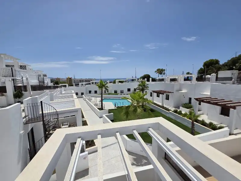 Terrace of Houses for rent in Nerja  with Air Conditioner, Heating and Private garden