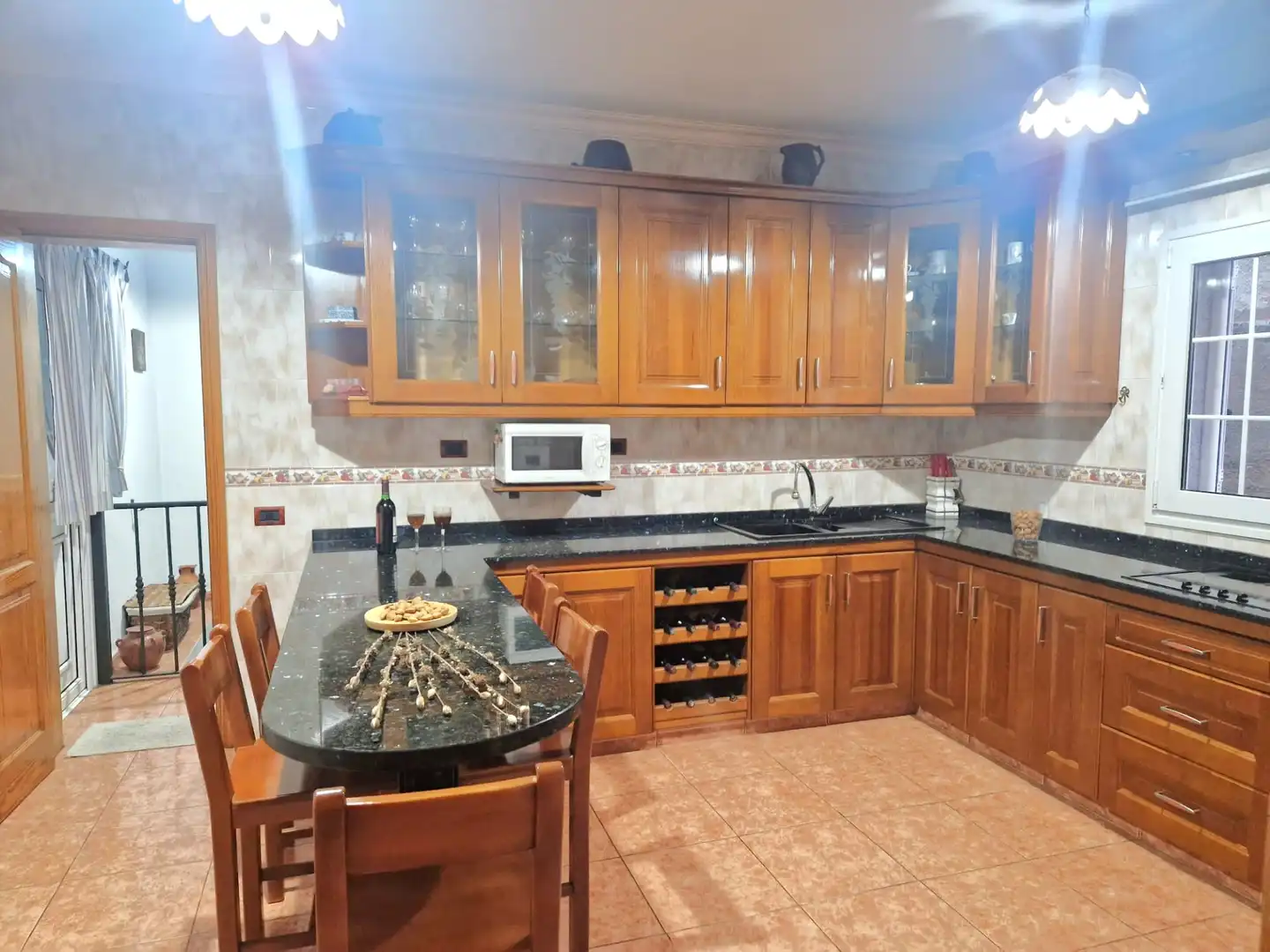 Cocina de Casa o chalet en venta en Vega de San Mateo con Jardín privado, Terraza y Internet
