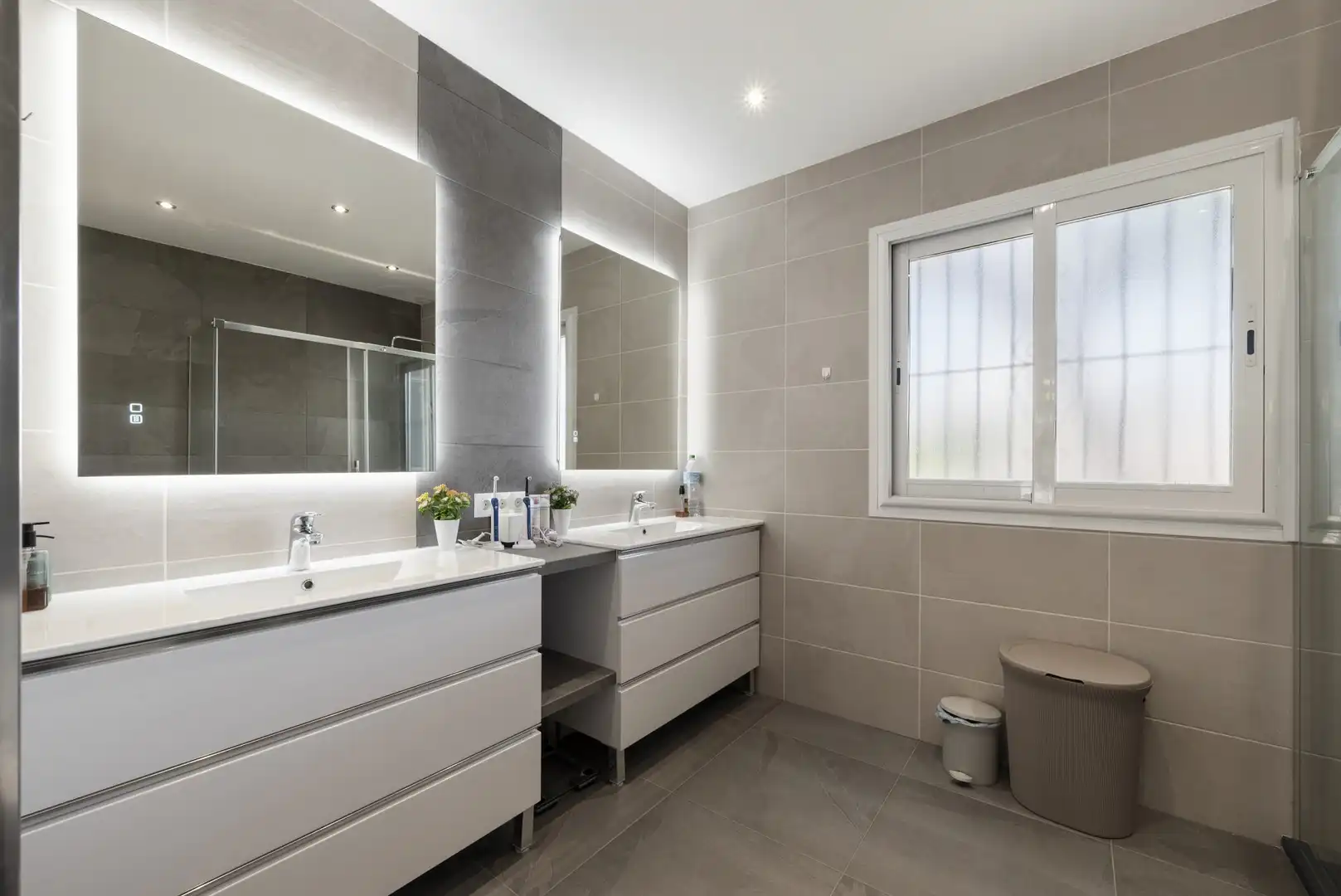 Baño de Casa adosada en venta en Mijas con Aire acondicionado, Jardín privado y Terraza