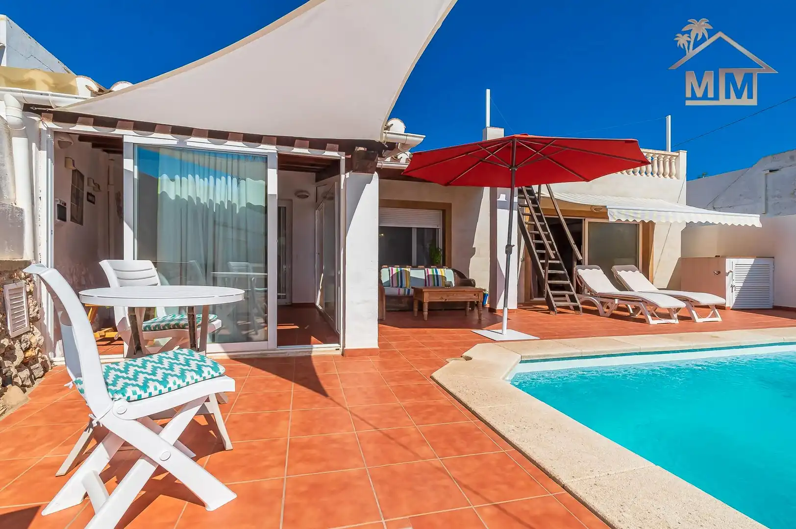 Piscina de Casa o chalet en venta en Es Castell con Aire acondicionado, Calefacción y Terraza