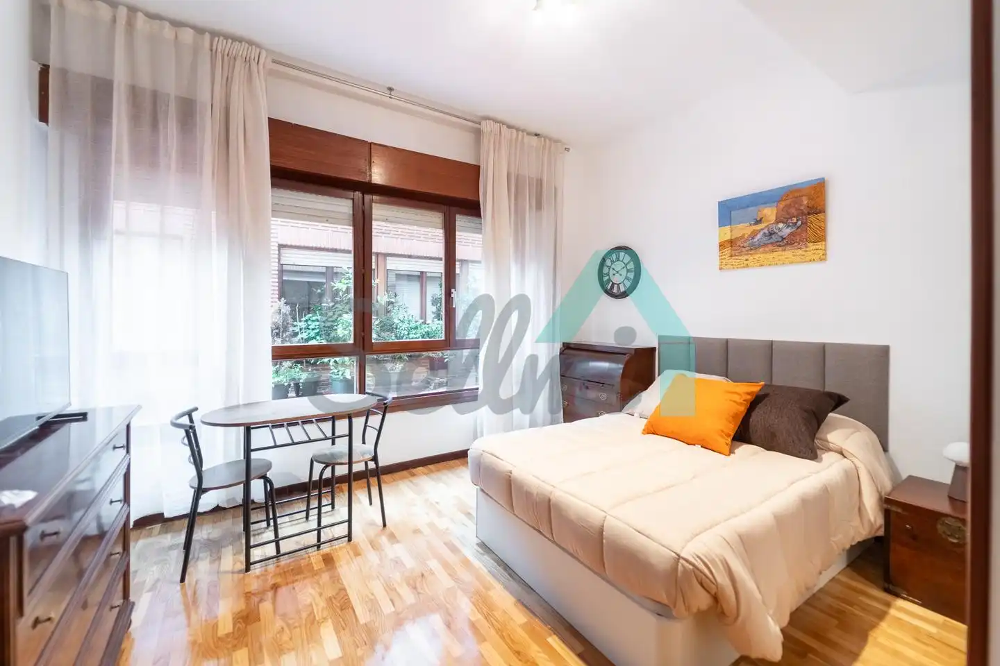 Bedroom of Study for rent in Oviedo   with Parquet flooring and Furnished