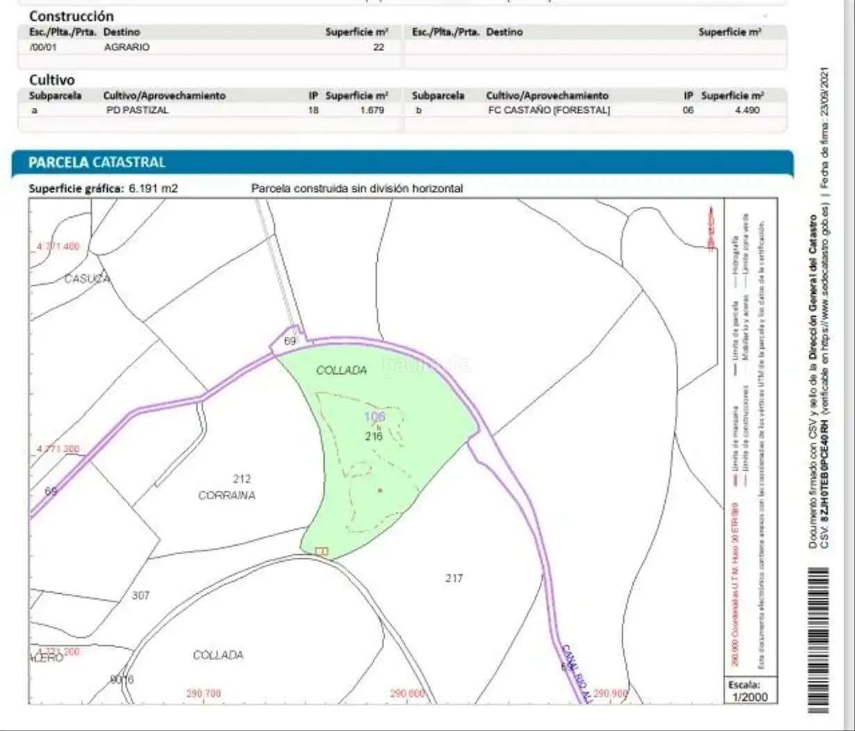 Haus zum Verkauf in Caserio Llananzanes 11, imagen 6